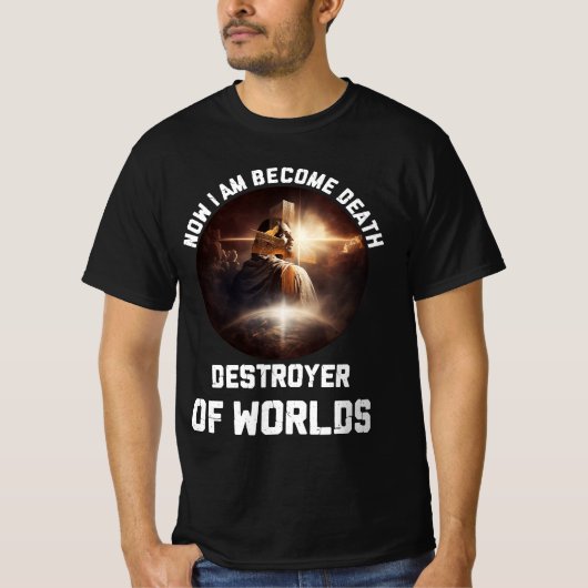 Jetzt werde ich zum Todeszerstörer Christlicher We T-Shirt (Vorderseite)