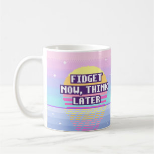 Jetzt zappeln, später denken Neurodivergenter Pixe Kaffeetasse