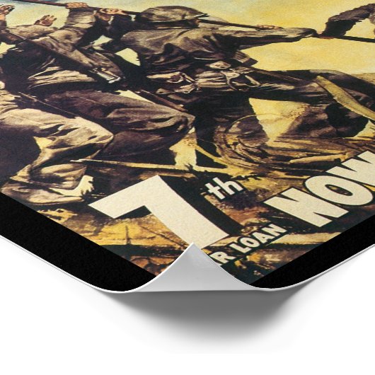 Jetzt zusammen den 2. Weltkrieg Poster (Ecke)