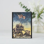 Jetzt zusammen den 2. Weltkrieg Postkarte (Stehend Vorderseite)