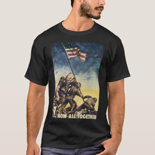 Jetzt zusammen den 2. Weltkrieg T-Shirt (Vorderseite)