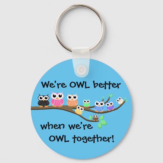 "Jetzt zusammen" Schlüsselanhänger (Vorderseite)