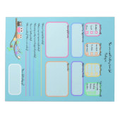 "Jetzt zusammen" tägliche Selbstversorgung Notizblock (Vorderseite)