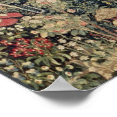 Jeu de Marelle et Cueillette de Fruits' Poster (Ecke)