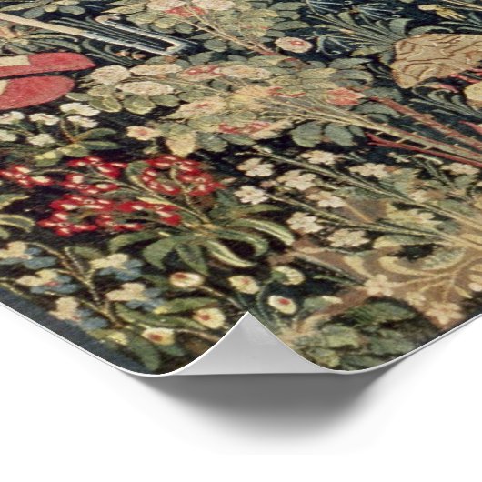 Jeu de Marelle et Cueillette de Fruits' Poster (Ecke)