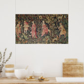 Jeu de Marelle et Cueillette de Fruits' Poster (Küche)