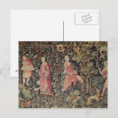 Jeu de Marelle et Cueillette de Fruits' Postkarte (Vorne/Hinten)