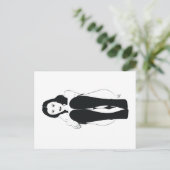 Jeune femme assise postkarte (Stehend Vorderseite)