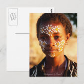 Jeune femme Nosibéenne Postkarte (Vorne/Hinten)