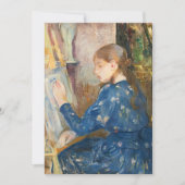 Jeune Fille Écrivant | Berthe Morisot (Vorderseite)