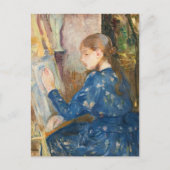 Jeune Fille Écrivant | Berthe Morisot Postkarte (Vorderseite)