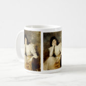 Jeune Fille Reveuse, Portrait de Berthi Capel Kaffeetasse (Vorderseite Links)