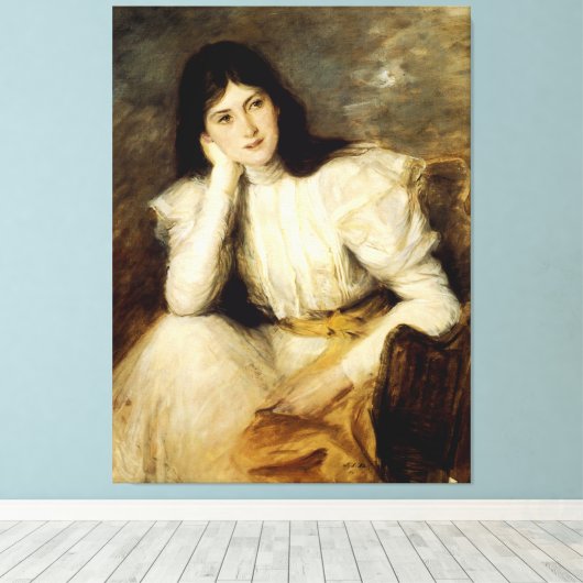 Jeune Fille Reveuse, Portrait de Berthi Capel Leinwanddruck (Insitu (Holzboden))