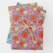 Jeune Floral Assorted Colors Paper Geschenkpapier Set (Beispiel)