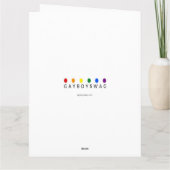 Jeune Homme Fine Art Greetings Card Karte (Rückseite)