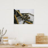 Jeux 2 Construction Gebäude Game Letters 3 P Poster (Küche)