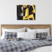 Jeux de Construction Gebäude Game Letter-Leinwand Leinwanddruck (Insitu (Schlafzimmer))