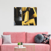 Jeux de Construction Gebäude Game Letter-Leinwand Leinwanddruck (Insitu (Wohnzimmer))