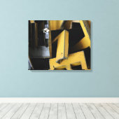 Jeux de Construction Gebäude Game Letter-Leinwand Leinwanddruck (Insitu (Holzboden))