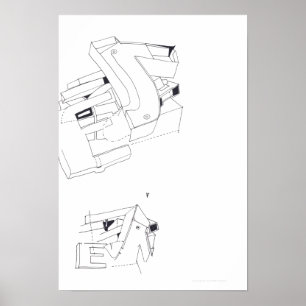 Jeux de Construction Gebäude Spiele Zeichnend 2 P Poster