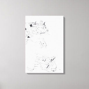 Jeux de Construction Gebäude Spiele Zeichnend 6 C Leinwanddruck