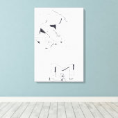 Jeux de Construction Gebäude Spiele Zeichnete 1 C Leinwanddruck (Insitu (Holzboden))