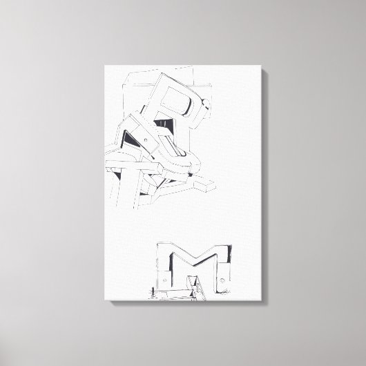 Jeux de Construction Gebäude Spiele Zeichnete 1 C Leinwanddruck (Vorderseite)