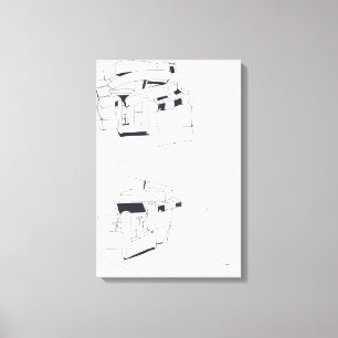 Jeux de Construction Gebäude Spiele Zeichnete 3 C Leinwanddruck