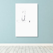 Jeux de Construction Gebäude Spiele Zeichnete 5 C Leinwanddruck (Insitu (Holzboden))