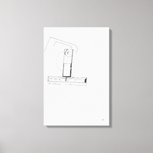 Jeux de Construction Gebäude Spiele Zeichnete 5 C Leinwanddruck (Vorderseite)