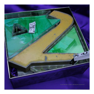 Jeux de Construction Metal Letters Box Poster