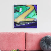 Jeux de Construction Metal Letters Boxes Leinwand (Insitu (Wohnzimmer))