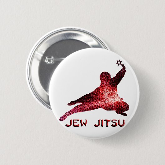 Jew Jitsu Button (Vorne & Hinten)
