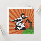 Jew Jitsu Card | Jüdische Bar Mitzvah-Geschenke Karte (Vorderseite/Rückseite Beispiel)