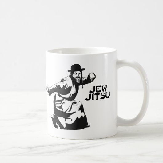 Jew Jitsu Coffee Tasse | Jüdische Bar Mitzvah-Gesc (Rechts)