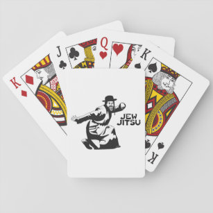 Jew Jitsu Deck of Cards   Jüdische Bar Mitzvah-Ges Spielkarten