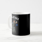 Jew Jitsu Design Kaffeetasse (Vorderseite Links)