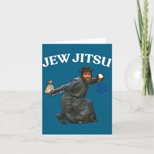 Jew Jitsu Design Karte (Vorderseite)