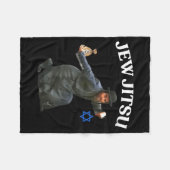Jew Jitsu Fleecedecke (Vorderseite (Horizontal))