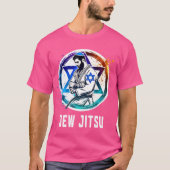 Jew Jitsu Funny Jewish Martial Arts Bjj Brasilien T-Shirt (Vorderseite)