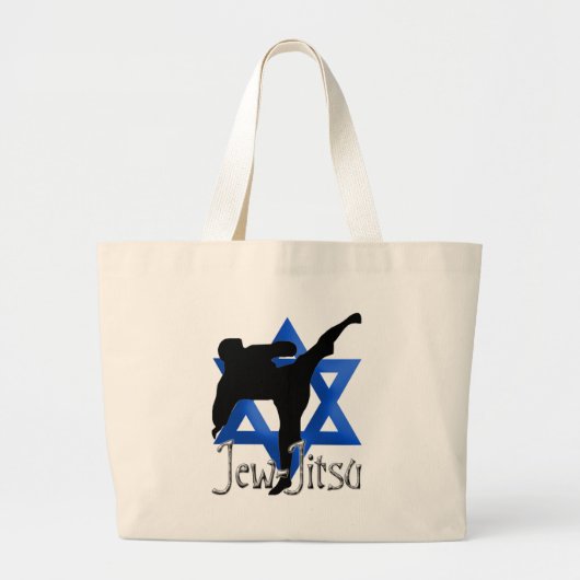 Jew Jitsu Jumbo Stoffbeutel (Vorne)