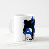 Jew Jitsu Kaffeetasse (Vorderseite Links)