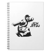 Jew Jitsu Notebook | Jüdische Bar Mitzvah-Geschenk Notizblock (Vorderseite)