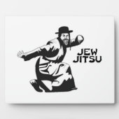 Jew Jitsu Plaque | Jüdische Bar Mitzvah-Geschenke Fotoplatte (Vorderseite)