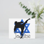 Jew Jitsu Postkarte (Stehend Vorderseite)