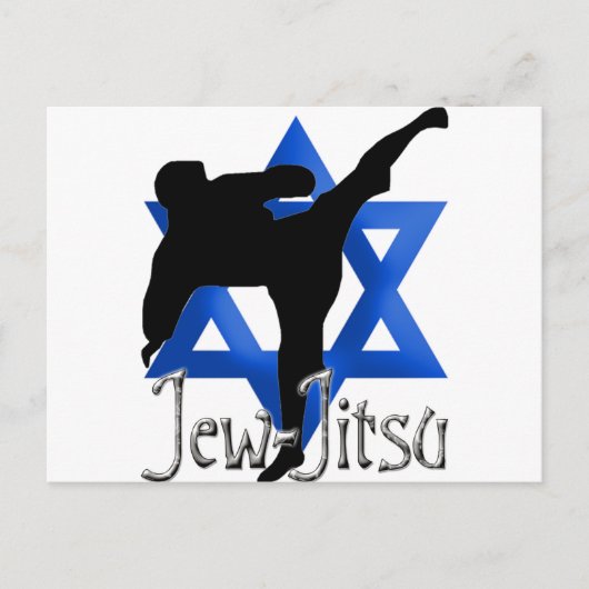 Jew Jitsu Postkarte (Vorderseite)