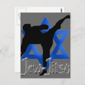 Jew Jitsu Postkarte (Vorne/Hinten)
