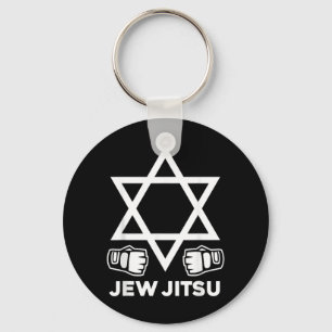 Jew Jitsu Star David Lustiger Jüdischer Kämpfer MM Schlüsselanhänger