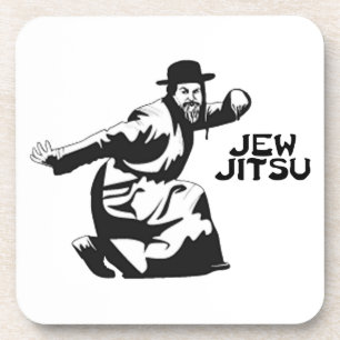 Jew Jitsu Untersetzer   Jüdische Bar Mitzvah-Gesc