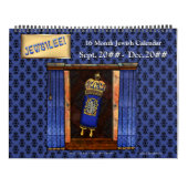 Jewbilee - 16 Monate Jüdischer Kalender - Maßgesch (Rückseite)